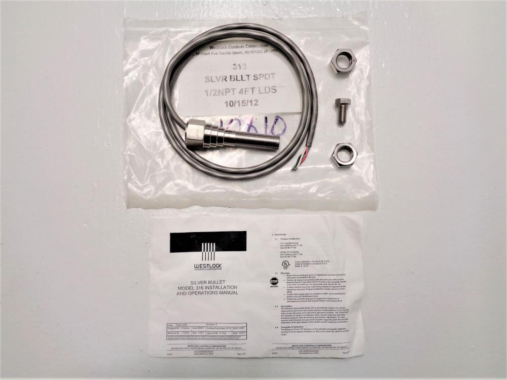 Westlock Controls Silver Bullet 316 Position Sensor #SW10020